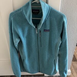 Patagonia Teal Full-Zip Fleece Jacket